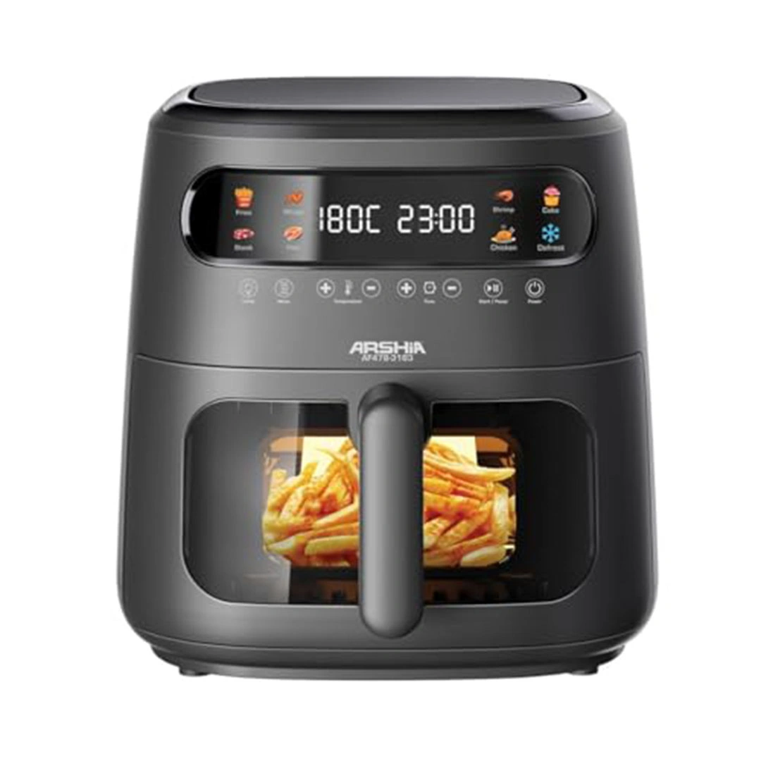 B0DJK3WSPD_1200 مقلاة هوائية أرشيا 8×1 -Air fryer Arshia - 3813 - الصورة 1